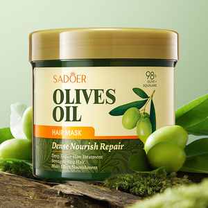 ครีมนวดผมสูตรน้ำมันมะกอกจากโรงงาน <span class=keywords><strong>SADOER</strong></span> ราคาโรงงาน บำรุงผมให้นุ่มลื่น แก้ปัญหาผมแห้ง ครีมบำรุงผมจากธรรมชาติ - Product Image 1