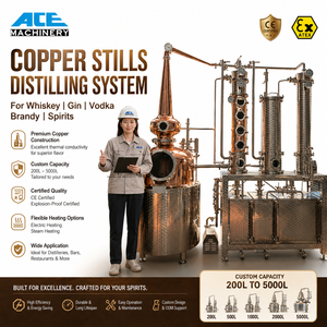 Équipement <span class=keywords><strong>de</strong></span> distillation 150L 200L 300L pour gin, rhum, whisky, brandy, vodka, grappa, tequila, machine <span class=keywords><strong>de</strong></span> distillation hybride - Product Image 4