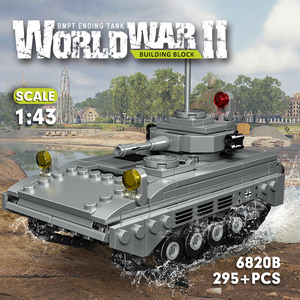 OEM/ODM ww2 enfants bricolage armée <span class=keywords><strong>base</strong></span> <span class=keywords><strong>militaire</strong></span> blocs de construction ensembles mini modèle réservoir blocs de construction jouets - Product Image 4