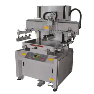 Máquina de impresión de seda semiautomática, suministro de fábrica, HS4060, para bolsas de papel