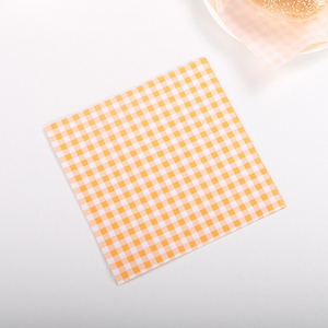 厚手の正方形18cmラミネート加工耐油紙ハンバーガーボックスランチボックスケーキサンドイッチ包装紙卸売 - Product Image 5