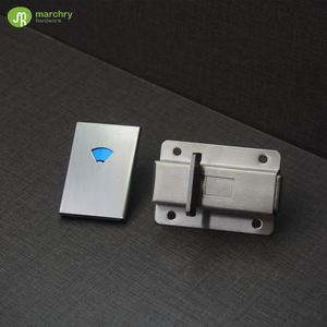 Serrure de <span class=keywords><strong>porte</strong></span> avec indicateur d'occupation rouge-bleu, en acier inoxydable 304, pour cabine de toilettes, avec <span class=keywords><strong>loquet</strong></span>. - Product Image 5