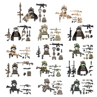SWAP Military WW2  Engineer Sniper Commando Scout Soldiers Juguetes Mini Toys Building Blocks Sets Toys for Kids WM6168 WM6147