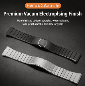 Lichtgewicht <span class=keywords><strong>titanium</strong></span> metalen horlogeband voor Huawei <span class=keywords><strong>GT</strong></span> 6 <span class=keywords><strong>Pro</strong></span>, snel verwisselbare push-pin luxe sportband, 22 mm <span class=keywords><strong>titanium</strong></span> horlogeband - Product Image 2