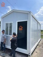 DXH Stockage Ferme Gym Hôtel Camp Isolé Plat Abri de Jardin Pointu Conteneur Préfabriqué Bureau Maison Maison