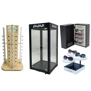 High-End Optical shop floor standing eyewear sunglasses display cabinet