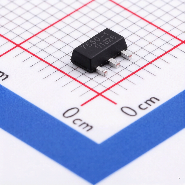 Genuine Product HT7550-1 LDO Voltage Regulator 5V 100mA, Low Dropout 0.1V SOT-89-3, in Stock