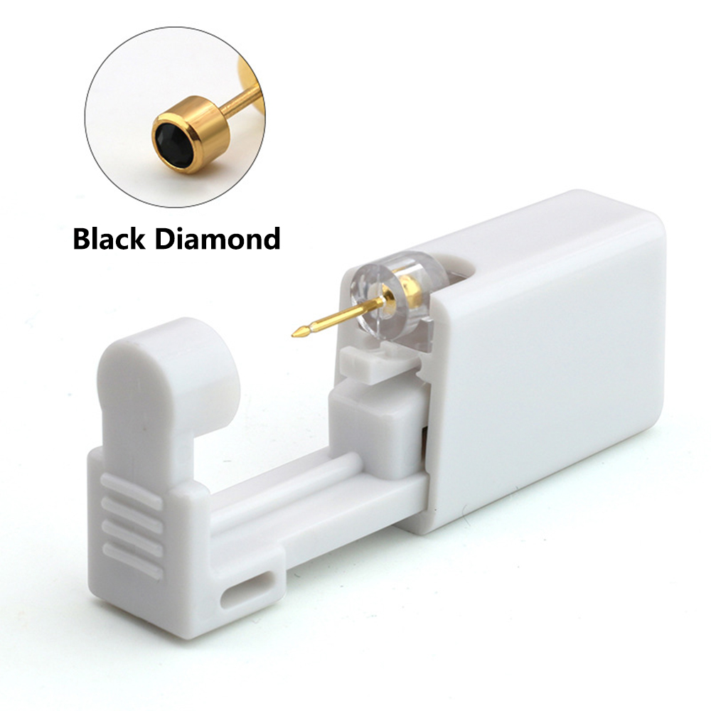 Gold 4mm Black Diamond