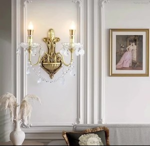 Nordic Luxury Crystal LED <b>Wall</b> Lamp for Bedroom Living Room Corridor Hotel Loft Villa Home Decoration Art Creative <b>Sconce</b> - Product Image 6