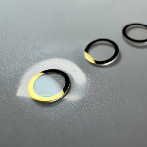 Janela Óptica de Safira Personalizável com Borda Dourada, Vidro Óptico K9 BK7, Material de Sílica Fundida, Safira Óptica OEM para Infravermelho - Product Image 1