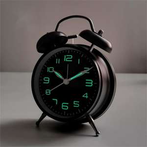 Reloj despertador súper ruidoso <span class=keywords><strong>para</strong></span> estudiantes Twin Bell Ringstudy, reloj despertador <span class=keywords><strong>para</strong></span> niños, reloj de escritorio <span class=keywords><strong>para</strong></span> dormitorio - Product Image 2