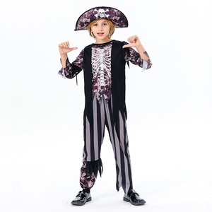 Costume da Pirata dei Caraibi per Bambini, Travestimento per Halloween, Gioco di Ruolo, Spettacolo di Fantasia - Product Image 4