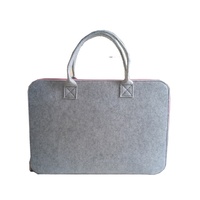 Sac pour ordinateur portable Baiger 15 "en feutre personnalisé avec poignée Sac à main en feutre personnalisé
