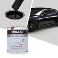 Peinture automobile acrylique 1K couleur noire, haute couvrance, pour réparation automobile, vente en gros, fourniture OEM pour concessionnaires