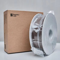 대나무 오리지널 PLA 기본 1.75mm 필라멘트 1kg 스풀, 고속 258mm/s RFID AMS 호환 친환경 생분해성 30가지 색상