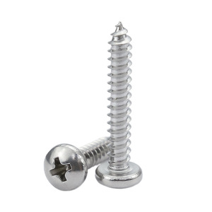 Eight Directions 304 Stainless Steel Self Tapping Screws M2 M6 Pan Head Cross Recess Metric Standard Grade B - Product Image 1