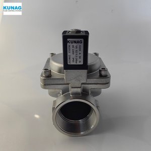 Vanne solénoïde bidirectionnelle Kunag DN50 en acier inoxydable AC 220V pour le contrôle de l'eau, structure à diaphragme, direction réversible - Product Image 2
