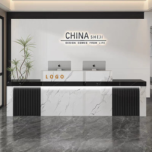 Tòa nhà văn phòng của công ty bar có nội thất văn phòng đơn giản và bàn tiếp tân có thể tùy chỉnh - Product Image 3