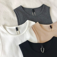 Camiseta sin mangas de alta calidad con cuello redondo, camiseta sin mangas ajustada de gran tamaño, camiseta sin mangas con ventilación elástica con serigrafía
