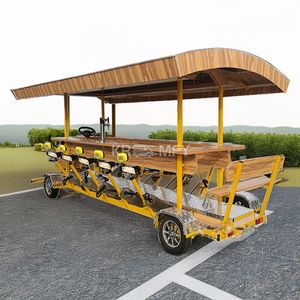 Vélo pub pour adultes, vélo à pédales pour mariage, bar à pédales, loisirs, tourisme, vente de vélos tandem pour entreprises - Product Image 3