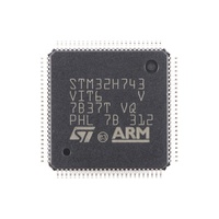 STM32H743VIT6 480MHz Cortex M7 MCU 2MB Flash 1MB RAM LQFP100 dengan Ethernet CAN FD USB untuk Kontrol Industri