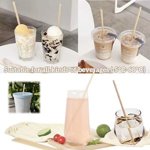 Cannucce di canna da zucchero biodegradabili 5in cannucce di canna da zucchero usa e getta ecocompatibili per cocktail di bevande calde fredde - Product Image 4