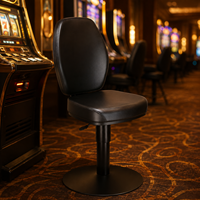 Fauteuil de jeu commercial SUCCESSOR pour casino, siège pivotant durable avec mousse haute densité et logo personnalisé