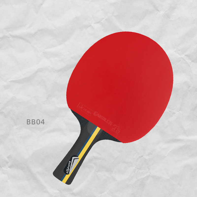 Custom Logo Rubber Table Tennis Rackets