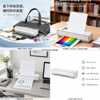 Imprimante portable compacte couleur à faible coût, mini, multi-appareils avec WiFi Direct pour téléphone et ordinateur portable