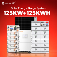 Système de batterie solide haute tension 200 kWh pour armoire industrielle, onduleur Solis 80/100/125 kW, hors réseau, refroidissement par air