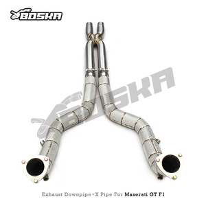 ท่อไอเสีย Boska แบบตรงรุ่น OEM สำหรับ Maserati Gran Turismo/GT FI 4.2L/4.7L ปี 2008-2023 ท่อสแตนเลส ระบบไอเสียแบบไหลอิสระ - Product Image 2