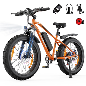 Bicicleta Eléctrica Shimano de 7 Velocidades, Varun M26-2 Pro, 26 Pulgadas, Neumáticos Anchos, 250w, Cumple con la Normativa Europea, Alcance Probado de 65 km, 25 km/h, IP65, 150 kg, Venta al por Mayor en la UE, M26-2pro - Product Image 1