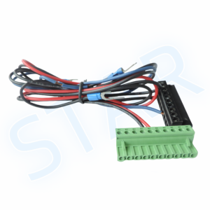 Fabrikpreis OEM 10-Wege Grüner/Schwarzer Rechtwinkliger Schraubklemmenblock Kabelbaum mit Gabelklemme - Product Image 2