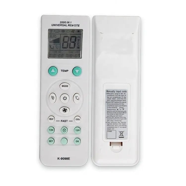 ES-AC128 controle remoto A/C controle de ar condicionado uso universal K-9098E para lg sharp daikin gree Panasonic AC remoto