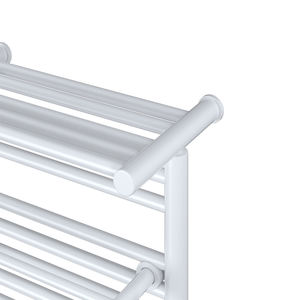 Sèche-serviettes électrique étanche avec thermostat, <span class=keywords><strong>radiateur</strong></span> mural chauffant pour serviettes plates avec étagère supérieure - Product Image 5