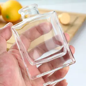 Porte-bâton en verre de qualité supérieure de 100ml bouteille transparente pour l'artisanat en verre d'huile essentielle