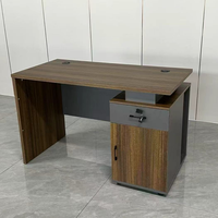Nouveau bureau de travail - Bureau en bois mélaminé - Poste de travail pour manager et employé
