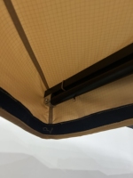 Auvent rétractable étanche à 270 degrés pour voitures debout avec ventilateur à LED tente d'auvent arrière de voiture pour le camping avec murs latéraux