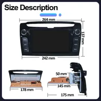 Autoradio Android pour Lancia Ypsilon 2011-2016, Navigation GPS, Lecteur Multimédia, CarPlay Sans Fil, Android Auto, Mirror Link