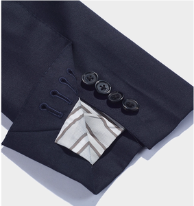 Abito da Uomo in Lana <span class=keywords><strong>Su</strong></span> <span class=keywords><strong>Misura</strong></span> con Risvolto Classico, Abbigliamento Business Sartoriale per Ufficio ed Eventi Aziendali - Product Image 4