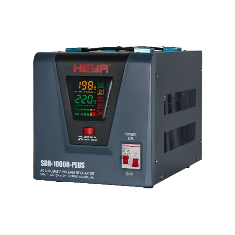 AC Single Phase 10KVA Automatic Voltage Regulator 220V SVC Power Control with Ce Certified Output Voltage Factory Sale