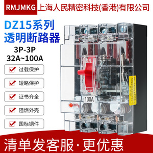 Disjoncteur moulé sous pression RmJmKg DZ15 100A 2P/3P pour usage industriel et de construction - Product Image 5