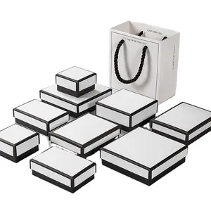 Factory Price Luxury White Jewelry Box For Ring Earring Necklace Bracelet Pendant Jewelry Box