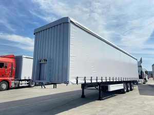 Remolque de Carga de 3 Ejes con Cortina Lateral para Alimentos, Tipo Furgón, de China, en Venta - Product Image 2