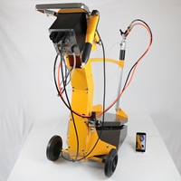 Boîte à poudre automatique électrostatique poudre Film revêtement peinture pulvérisateur pistolet Machine équipement pour peinture système métallique