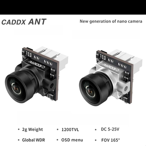 Cámara Analógica CADDX Ant en Oferta, Ligera, 1200TVL, FOV 165, 4:3 16:9, para Dron Tinywhoop Cinewhoop, Repuesto - Product Image 2