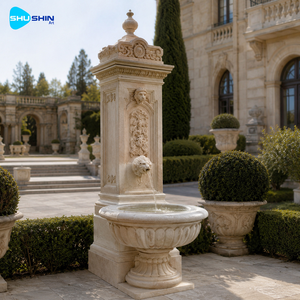 <span class=keywords><strong>Fontaine</strong></span> murale extérieure <span class=keywords><strong>en</strong></span> marbre avec colonne sculptée, bassin et robinet – <span class=keywords><strong>Fontaine</strong></span> d'eau <span class=keywords><strong>en</strong></span> <span class=keywords><strong>pierre</strong></span> <span class=keywords><strong>pour</strong></span> jardin, villa, hôtel, projet paysager - Product Image 6