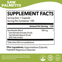 Supplément Saw Palmetto de logo privé de ventes directes d'usine, extrait et poudre de composé d'acides gras de capsule de palme de scie pour les hommes
