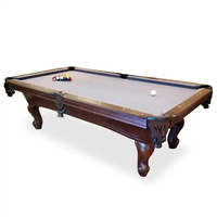 Professionnel 8FT 9FT Classique Antique Bois Pick-Up Snooker Tables De Billard Solide Sculpté Bois Jambes Coussin Matériel Ardoise Métal