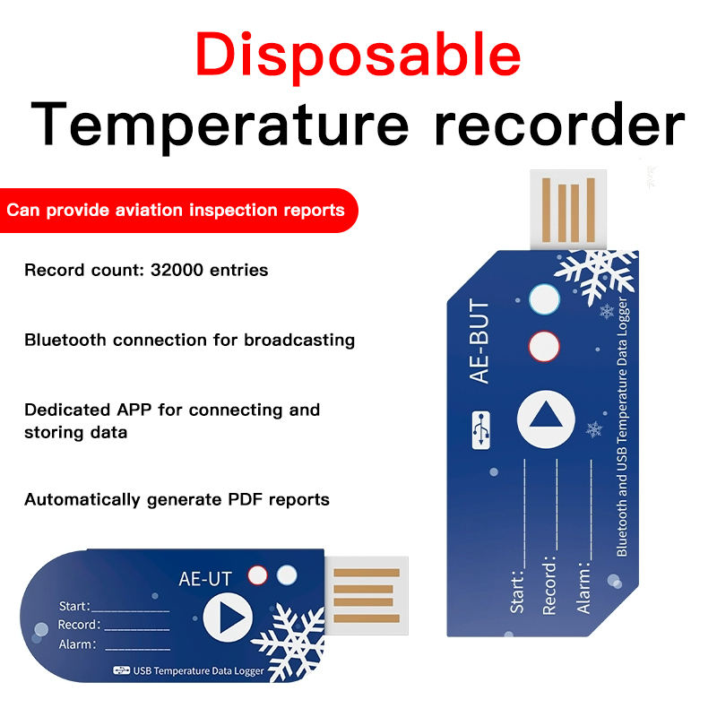 Logger Data Usb Cold Chain Disposable Recorder USB Temperature Data ...